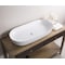 Ruvati 32"x16" Bathroom Vessel Sink White Oval Above Counter Vanity Ceramic RVB0432 - alternate 2